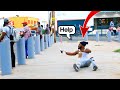 Being Homeless And Giving Random Strangers Money After Crying For Help | SOCIAL EXPERIMENT