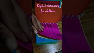 English Pocket Dictionary For Children