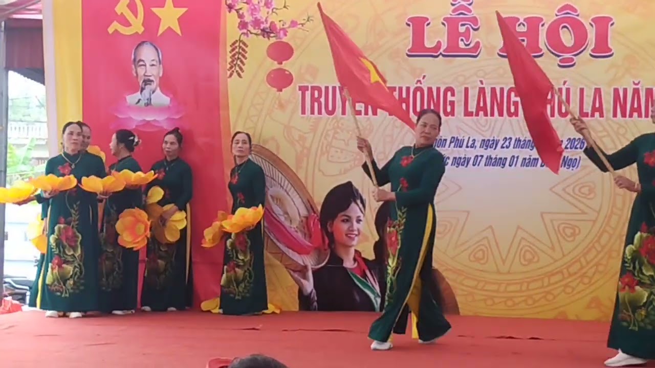 Giao lưu văn nghệ mừng lễ hội đình làng phú la xã hồng sơn Xuân bính ngọ 2026