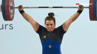 2016 European Weightlifting Championships, Women +75 kg \ Тяжелая Атлетика. Чемпионат Европы