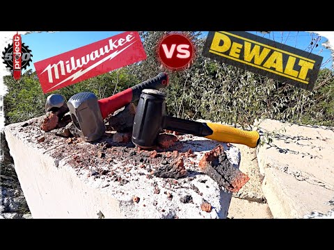Лучшая кувалда в мастерской, Milwaukee или DEWALT?