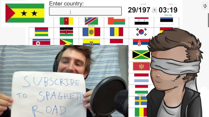 Flags of the World Quiz on Sporcle (41 seconds world record