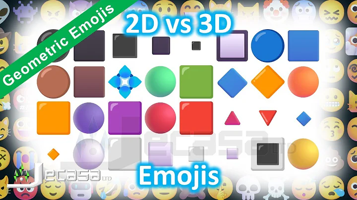 Emoji Meanings, 2D vs 3D Emojis, Part 53 - Geometric Emojis and Colors | Noto vs Fluent Emojis
