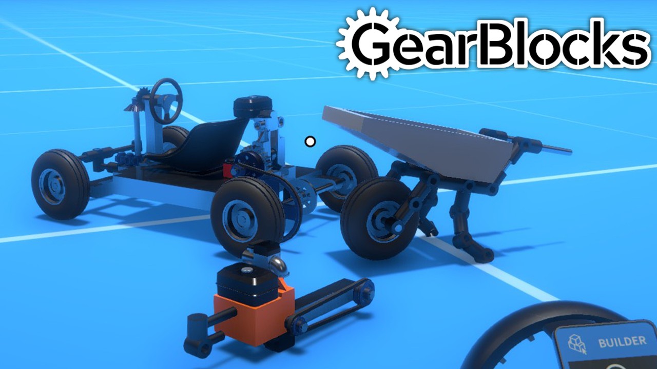 Собираем КАРТ В Игре GearBlocks!