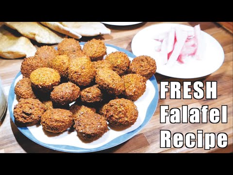 Vegan Homemade Falafel Pita | Tahini Salad + Baba Ghanoush Recipe