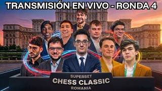 💥CARUANA, SINDAROV, FIROUZJA - SUPER CHESS CLASSIC DE RUMANIA - RONDA 4💥/ LICHESS.ORG