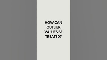 Outlier values be treated? || 30 Second Data Science Interview Preparation #datascience #ai