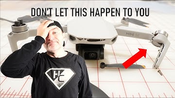DJI Mini Crash | 5 Drone Flying Tips so it won