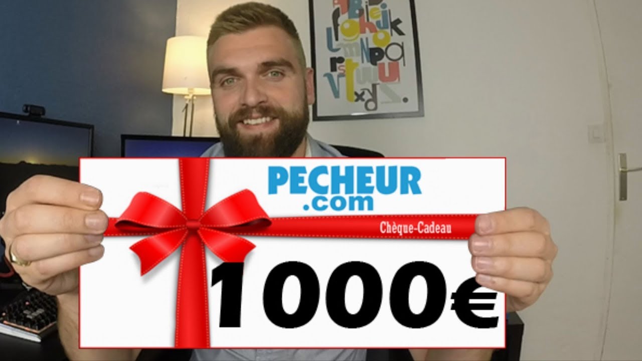 1000 EUROS de CADEAUX PÊCHE à GAGNER - YouTube