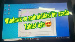 😍Windows Ve Android Ikisi Bir Arada 😍