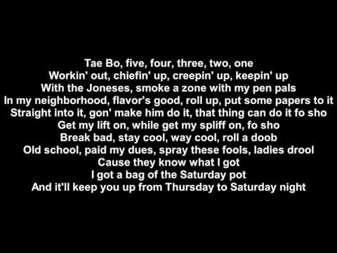 Snoop dogg feat Wiz Khalifa - Kush Ups (lyrics)