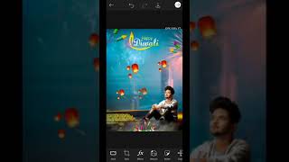 Happy Diwali Photo Editing In PicsArt #shorts || PicsArt Diwali Photo Editing screenshot 1