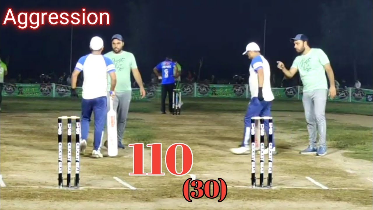 110 RUNS REQUIRED IN LAST 30 BALLS TAMOUR MIRZA USAMA ALI VS CHOTA ...