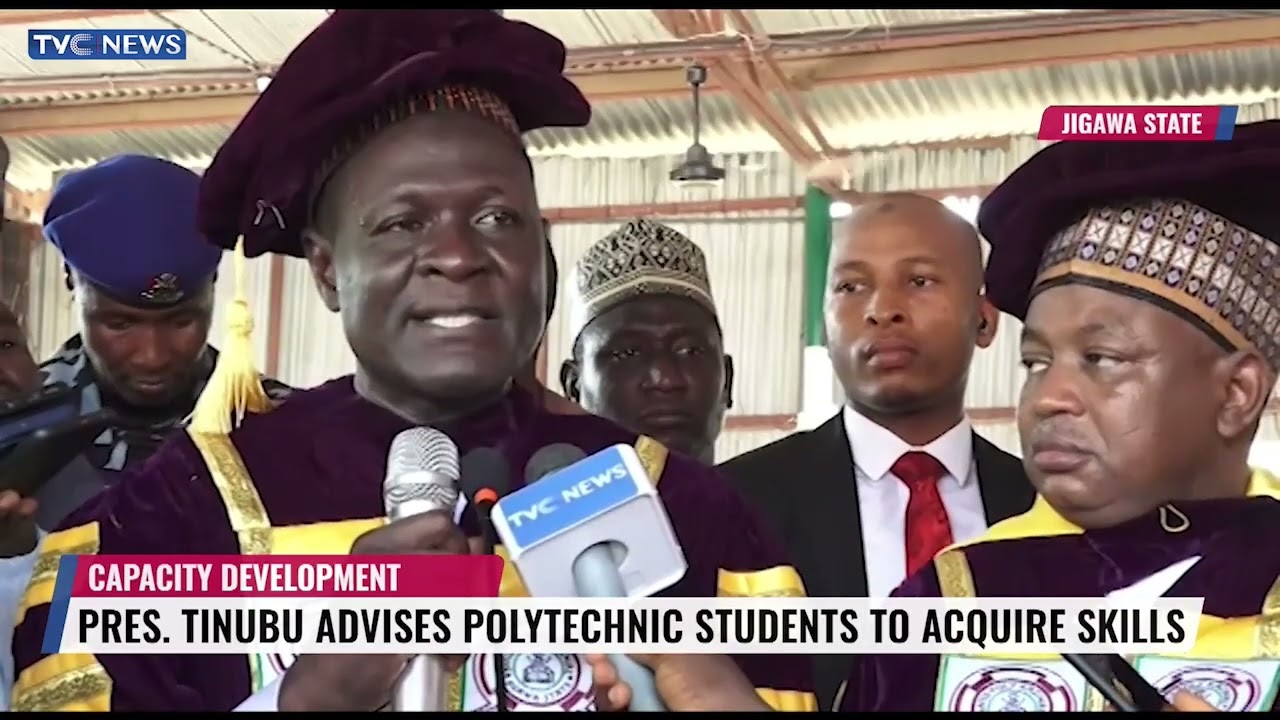 Capacity Building: President Tinubu Advises Polytechnic Students To Acquire Skills