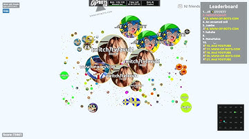 AGAR.IO GAMEPLAY WITH 120 BOTS || OP-BOTS.COM