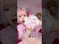 流行りのバレリーナの夜食つくってみた🩰🎀 参考→純30さん🩷#shorts #asmr #food #スイーツ