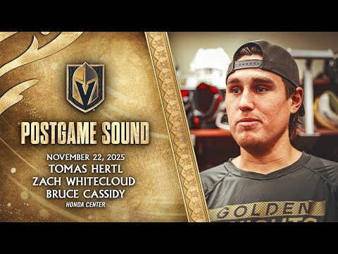 🎥 POSTGAME SOUND: Hertl, Whitecloud & Cassidy