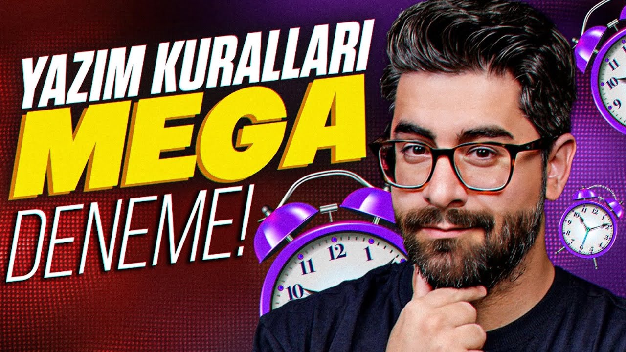 YAZIM KURALLARI MEGA DENEME🔥TYT TÜRKÇE 2025