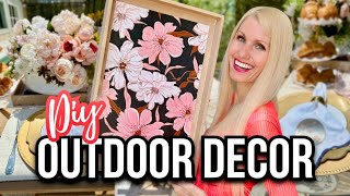 HIGH-END *OUTDOOR DIY DECOR* That LOOKS EXPENSIVE! Flexible White Ink