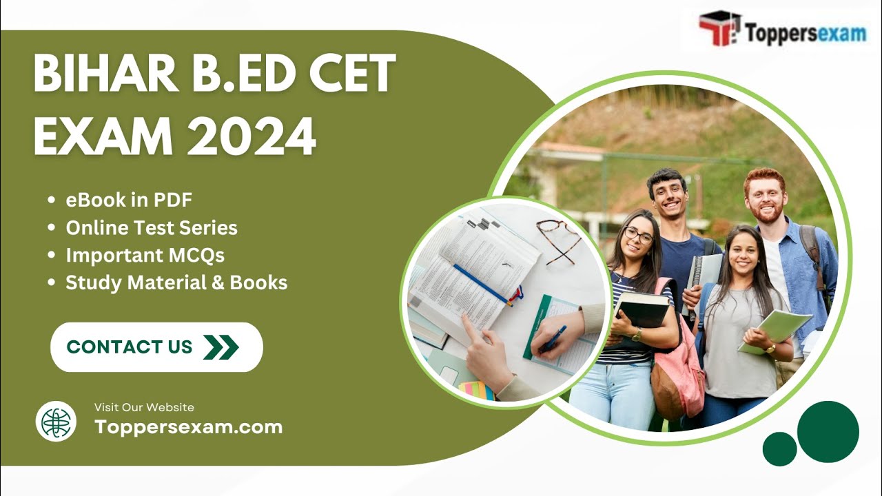 Bihar B.ED CET Mock Test Free , Update Syllabus & Pattern 2024, PDF Book, Important MCQs