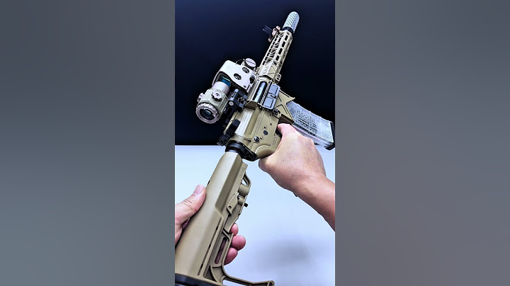 BD556+New Smoke Wolf Silencer .What aga do you think would need this ?#gelblasters #gelblasterguns