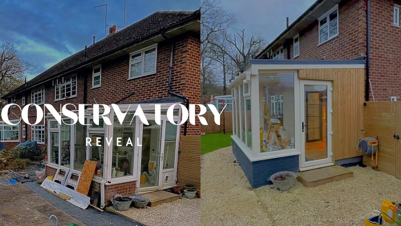 How to construct a Hybrid Roof System | Top tips for painting UPVC |Conservatory RESTORATION Reveal