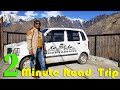 Curvy himalayan road journey  dangerous road of uttarakhand  hill driving  two minute road trip