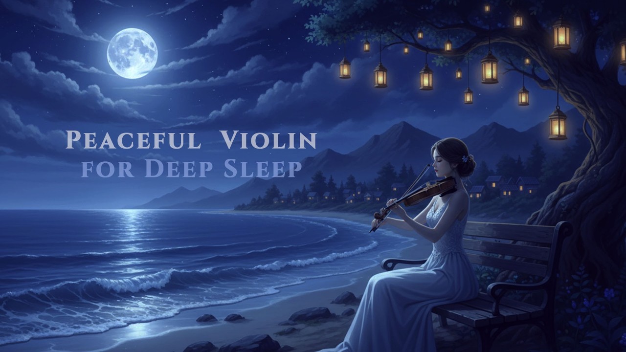 🎻 Soft Violin Instrumental for Deep Sleep & Relaxation | Calm Night Music to Ease Anxiety