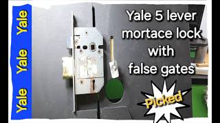 (022) 429 Lock Picking A Yale 5 Lever Sash Lock