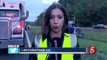 Semis collide, cause delays on I-40 in Cheatham County