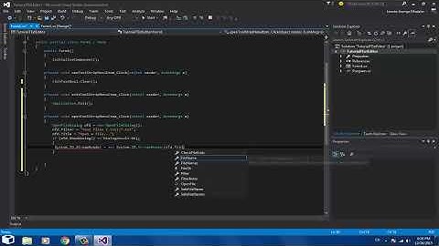 How to create simple text editor in Visual C# (Sharp) for beginners