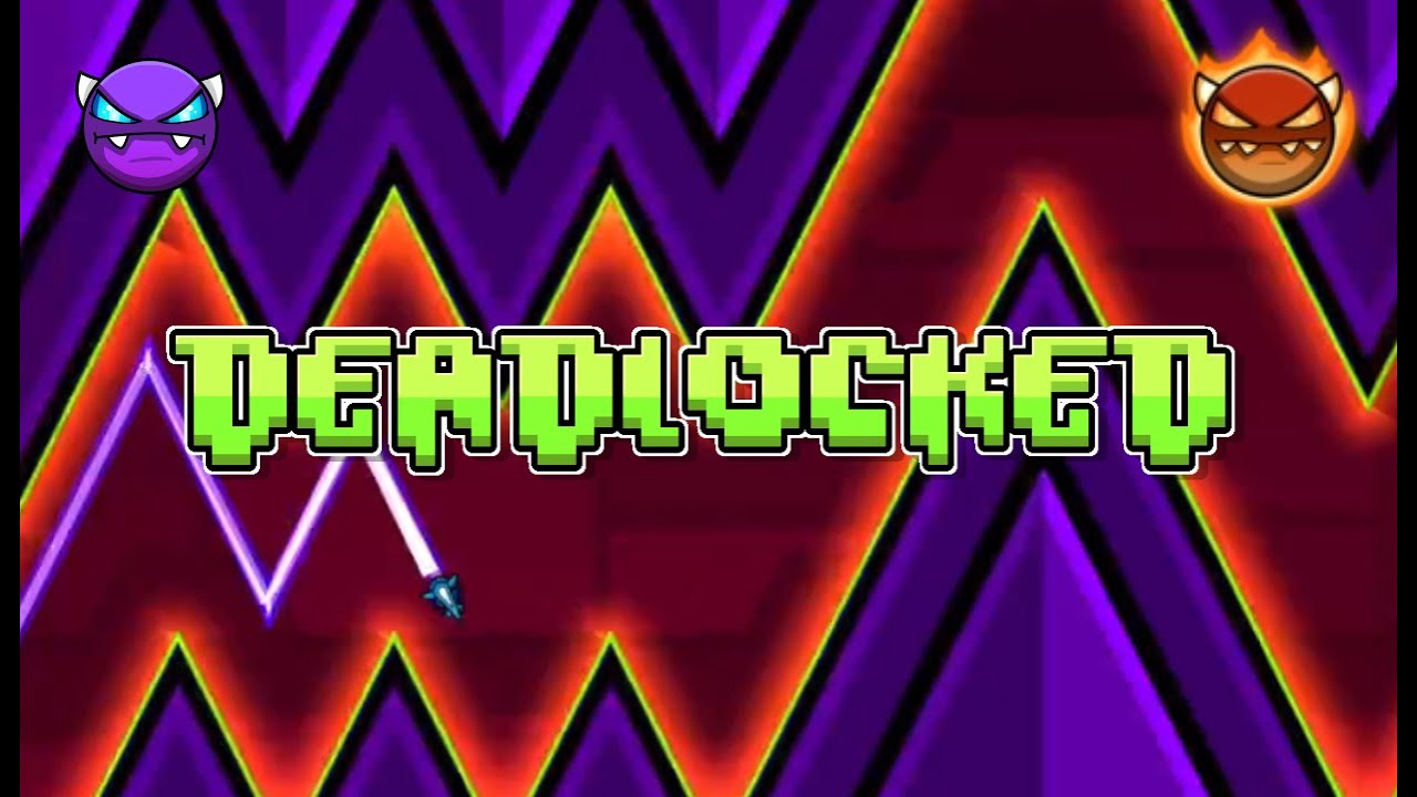 Deadlocked with All Coins | Geometry Dash - YouTube