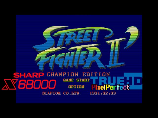 Street Fighter II: Champion Edition - SHARP X68000 PIXEL PERFECT