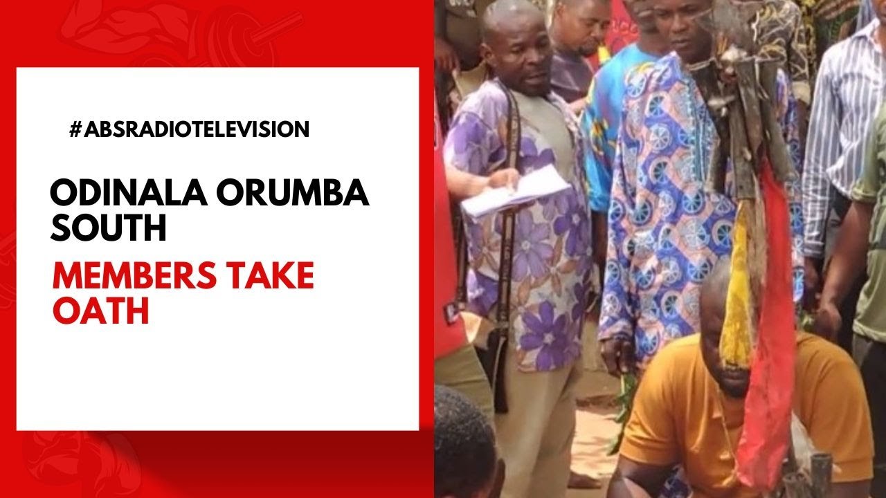 Odinala Orumba South Members Take Oath