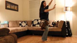 Video thumbnail of "Mele Kalikimaka Hula Dance - Practice Video"