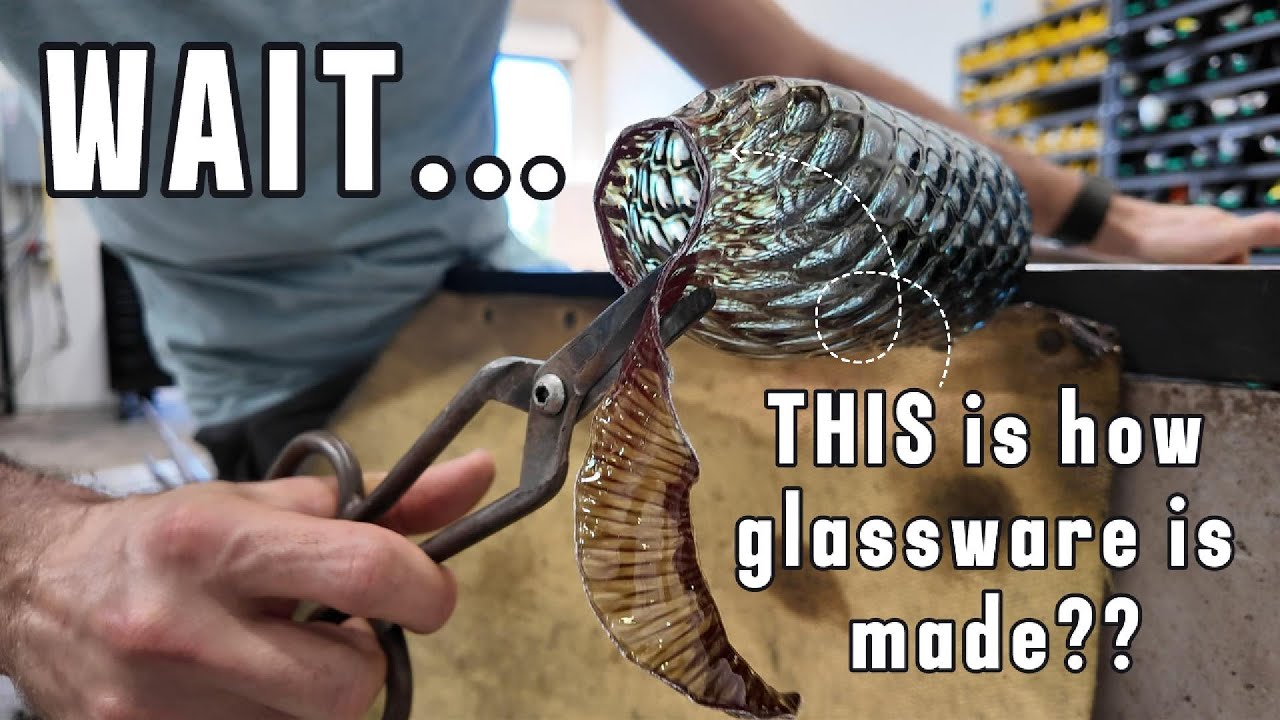 Full BLOWN process - Texture. Color. Glass. Handblown Glass Drinkware Brought To Life