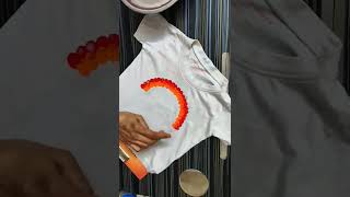 How To Make T-shirt Painting #tshirtprinting#tshirt#painting#shorts#youtubeshorts#viral#Artbysangita