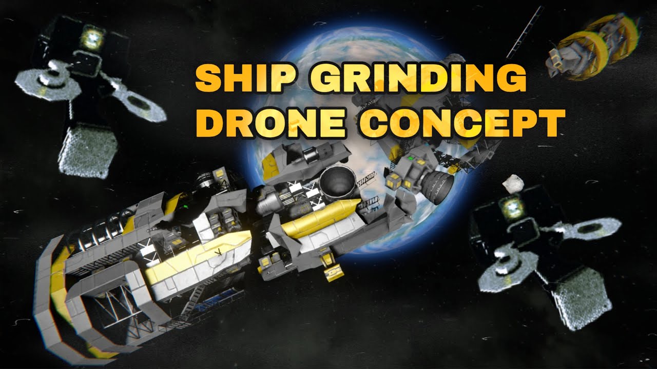 Space Engineers - Grinding bot introduction - YouTube