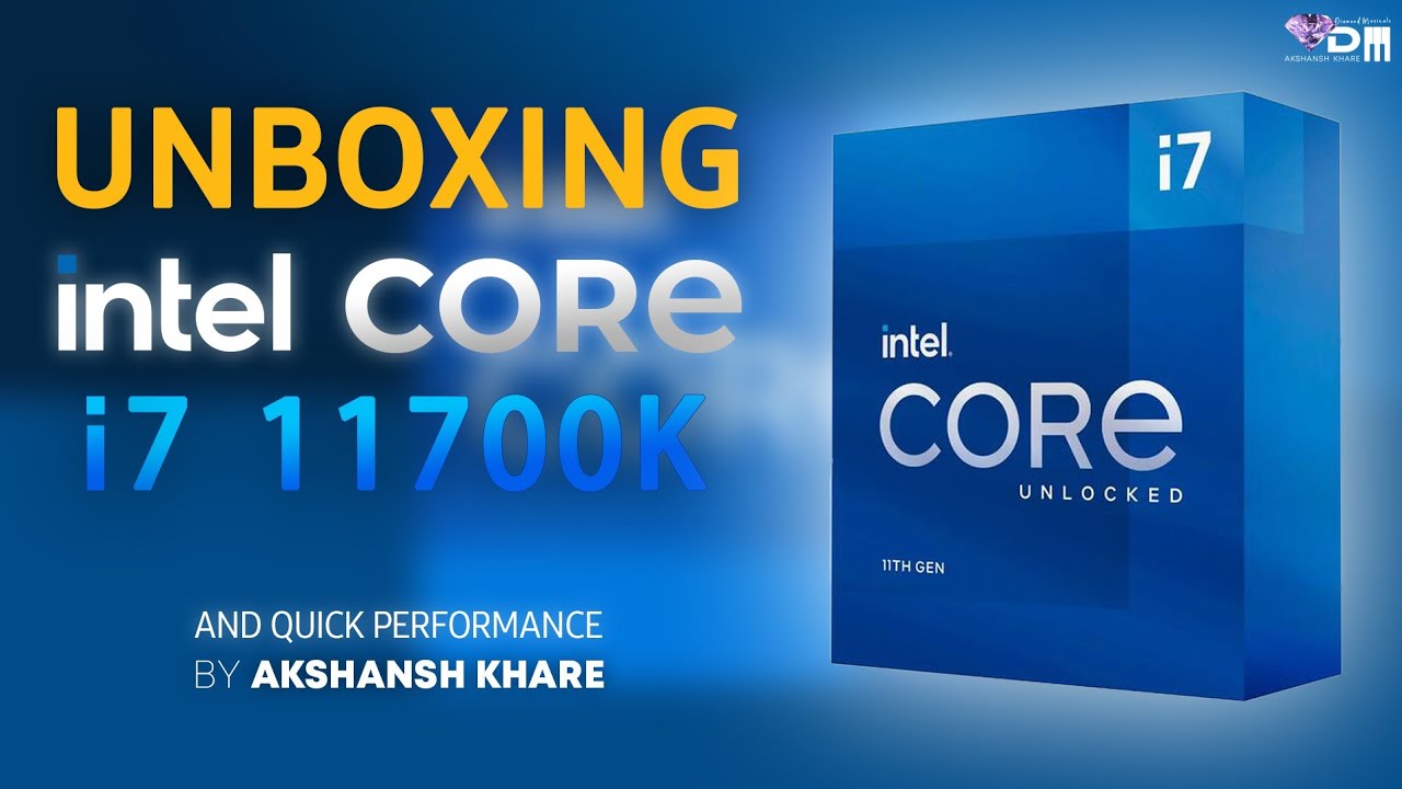 Intel i7 12700k CPU Unboxing 