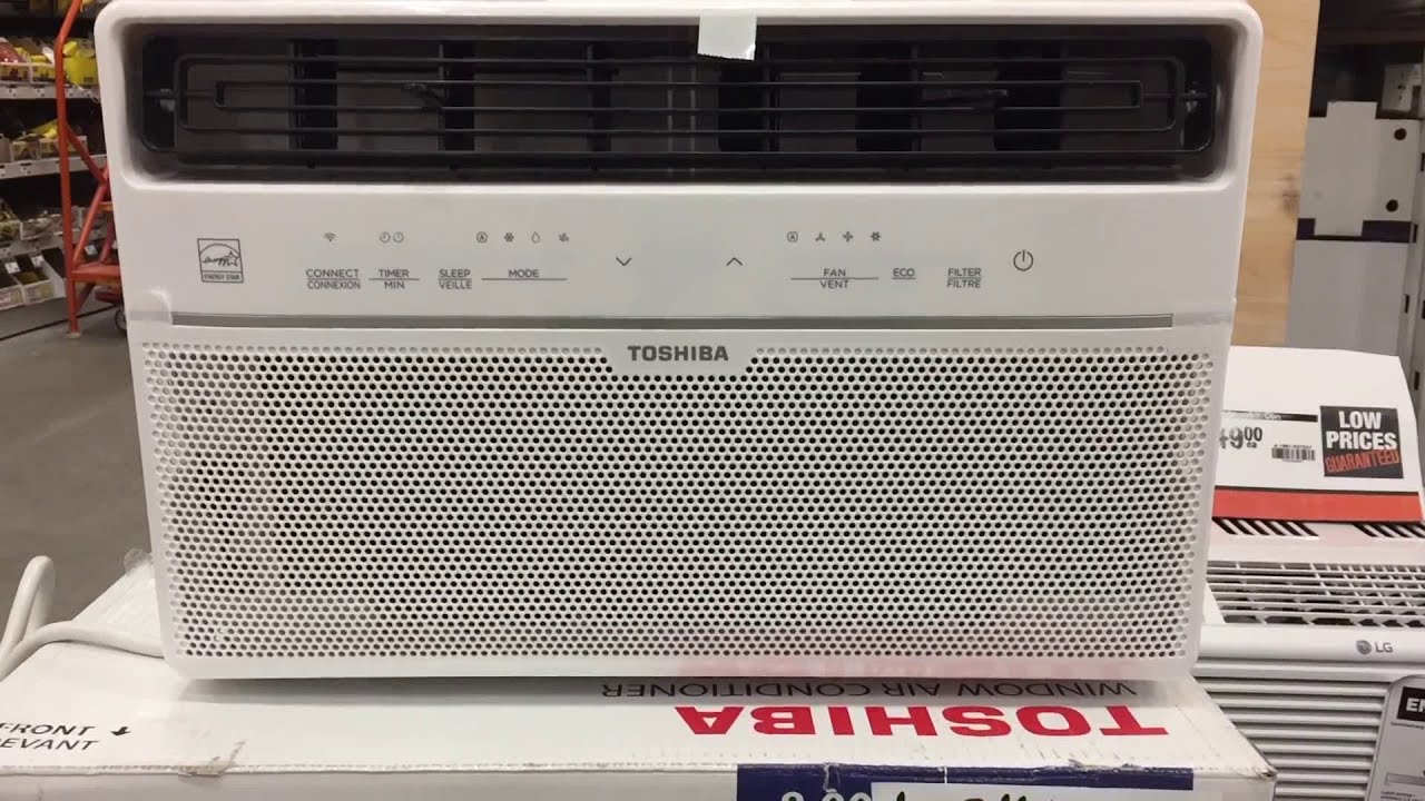 TOSHIBA 8,000 BTU Window Air Conditioner - YouTube