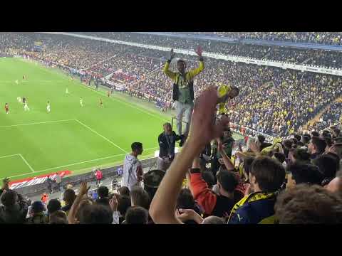 Fenerbahçe Göztepe müthiş davul şov ve Tribün şov