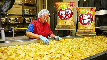 Inside the Pringles Factory - From Raw Potatoes to Perfect Chips | How Pringles Are Made In Factory