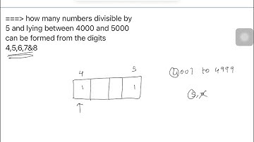 how many numbers divisible by 5 and lying between 4000 & 5000 can be formed from the digit 4,5,6,7&8