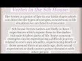 My Vertex in the 8th House 🎱🏡Can't Avoid Your Soul Mission & Spiritual Gifts #storytime #explore