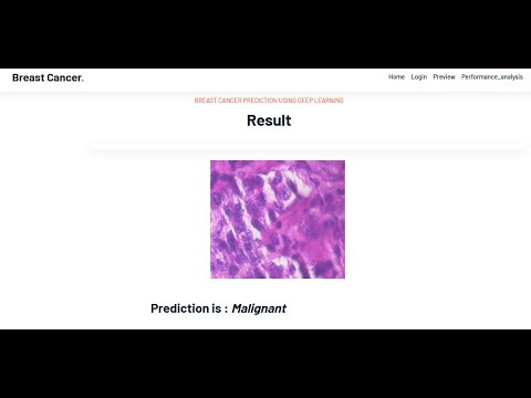 Breast Cancer Classification using CNN with Transfer Learning Models | Python IEEE Project 2023