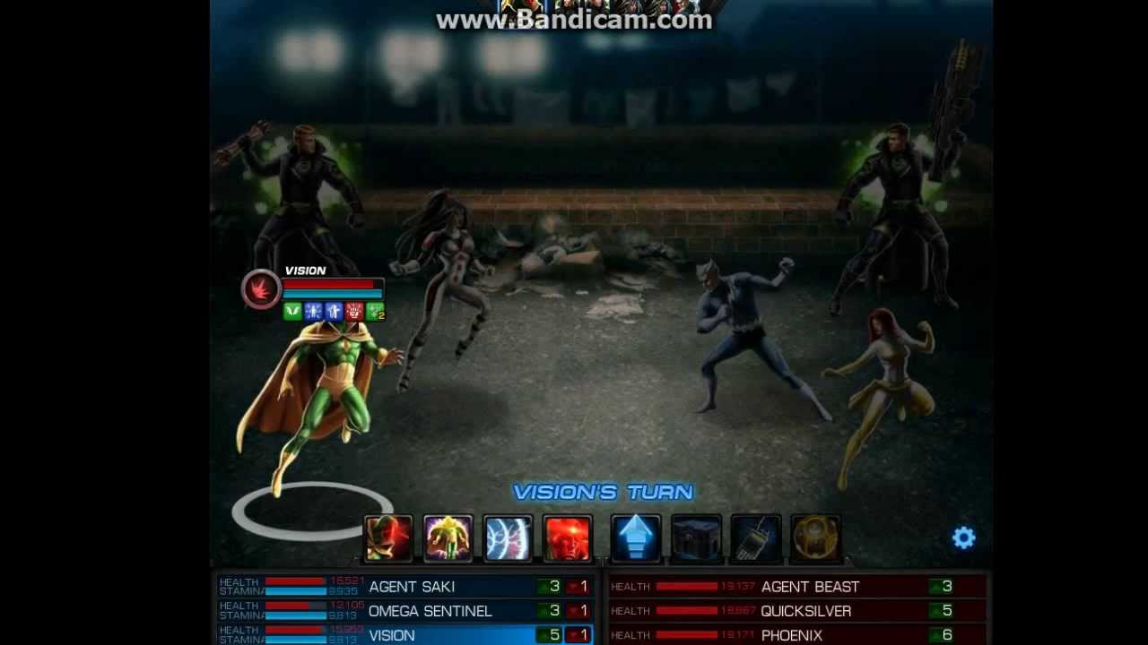 Marvel Avengers Alliance: Omega Sentinel & Vision