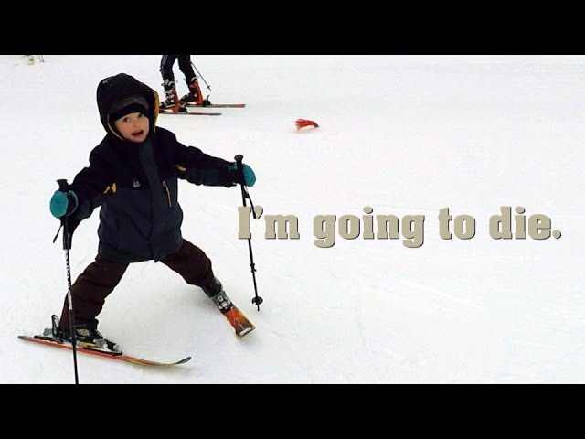 Learning How to Not Die Skiing | 4-Year-Old Skis for the First Time Learning How to Not Die Skiing | 4-Year-Old Skis for the First Time