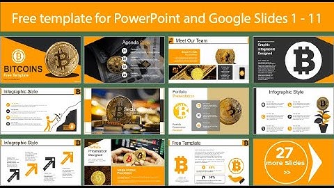 Free Bitcoin Template for PowerPoint, Google Slides and Canva