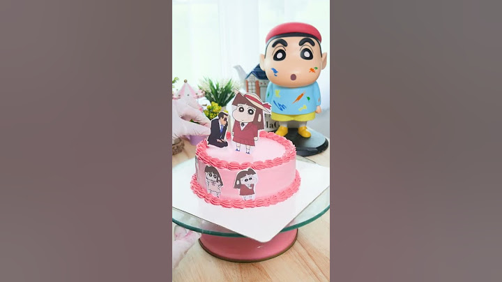 เค้กไอจัง จากเรื่องชินจัง shinchan cake #shorts #cake #shinchan