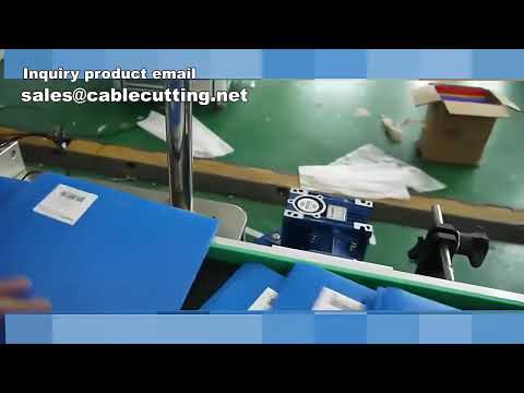 Automatic Sticker Labeling Machine for Unfolded Cartons and Label Tape